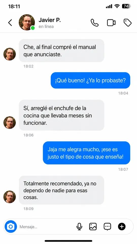 Testimonio real de un cliente 2
