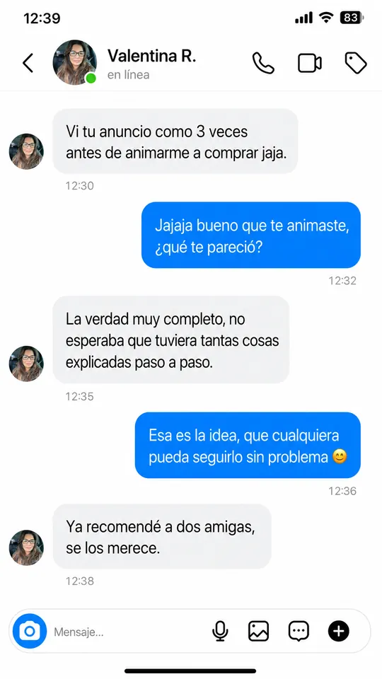 Testimonio real de un cliente 3