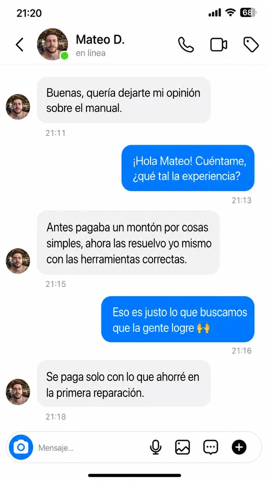Testimonio real de un cliente 4